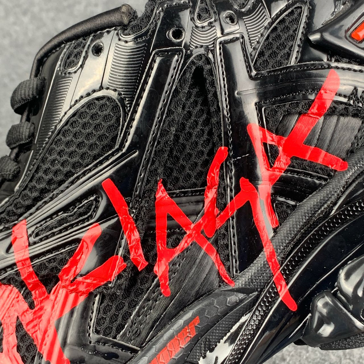 Balenciaga Runner Sneaker 'Graffiti - Black Red'