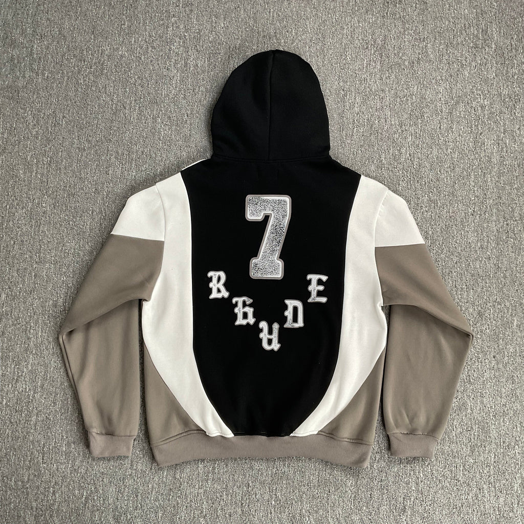 Rhude Jumper Sweater with Windproof Hood and Insulated Set