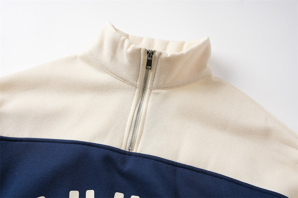 Rhude Color-matched fall-winter fleece sports casual suit