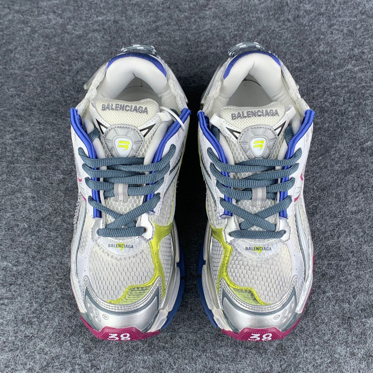 Balenciaga Wmns Runner Sneaker 'Worn-Out - White Purple Blue'