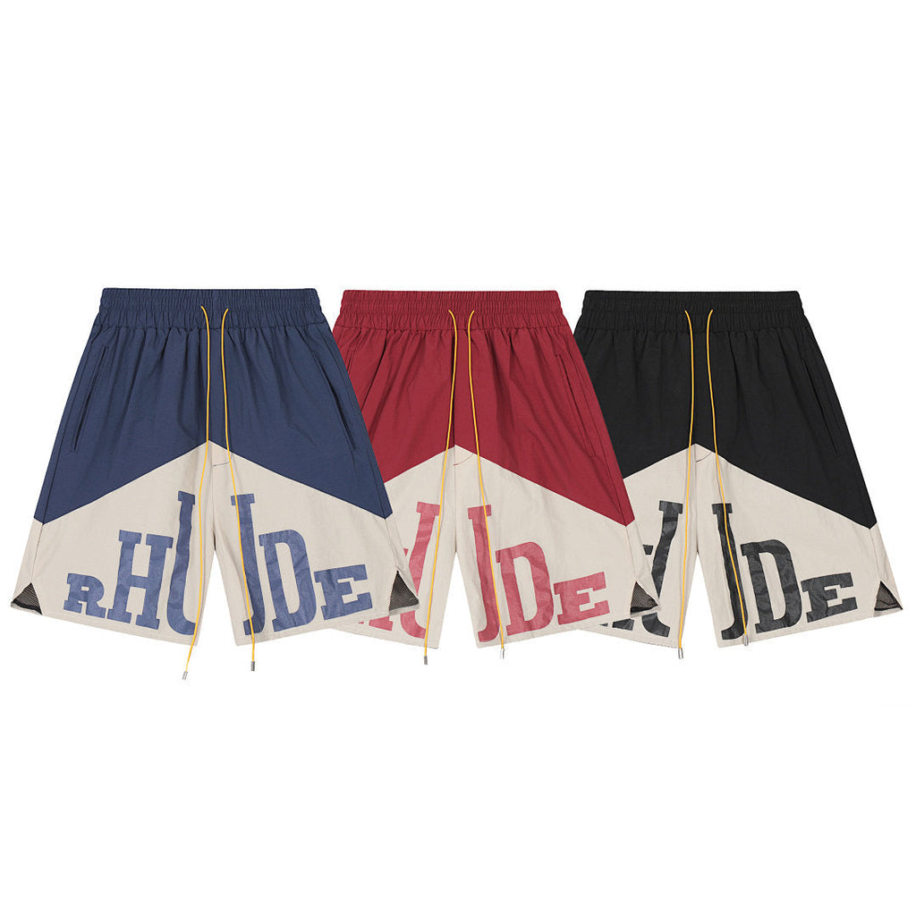 RHUDE Vintage Marlboro Letter Print Quick Dry Shorts