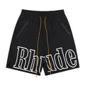 Rhude classic letter print shorts