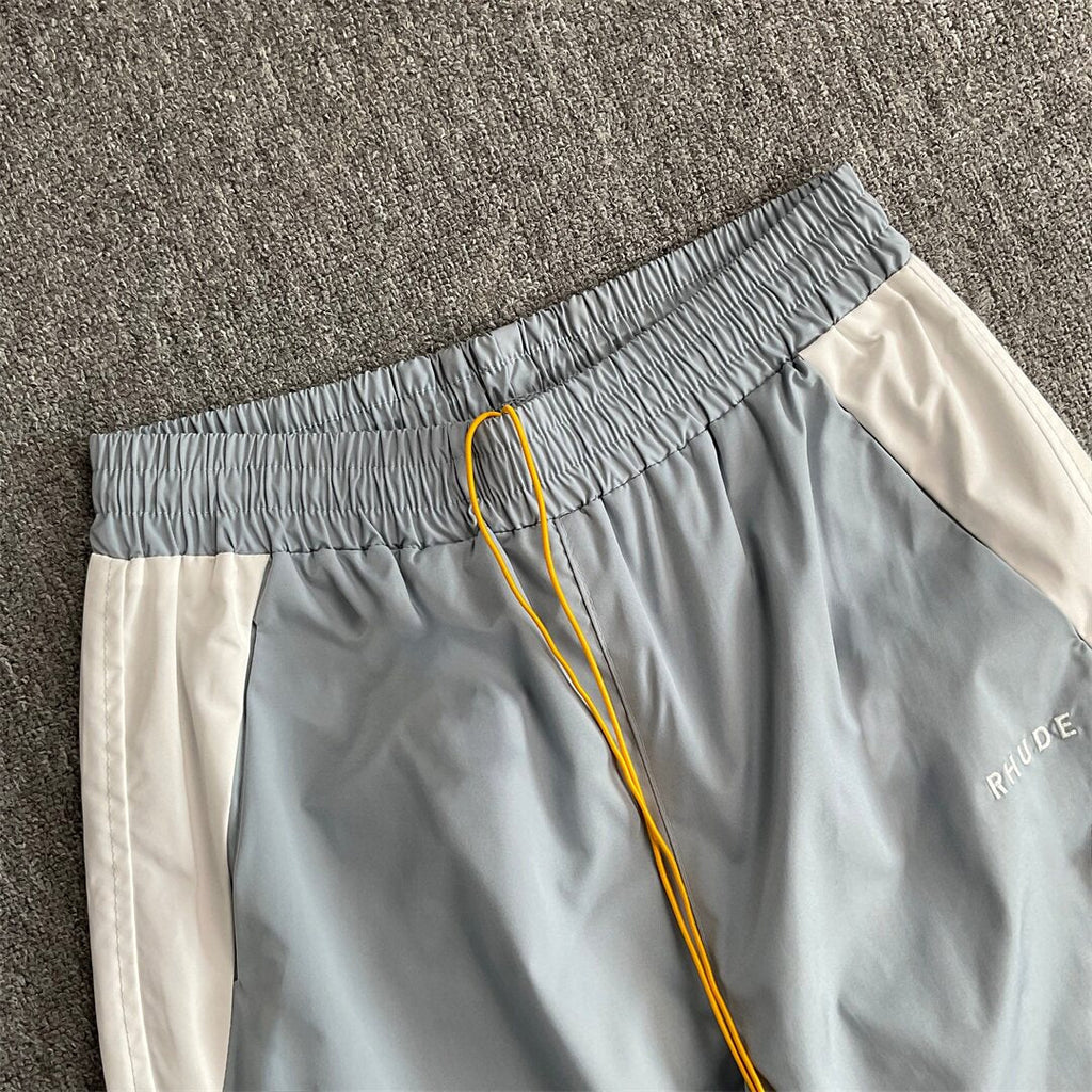 Rhude Contrasting color sportswear with zippers