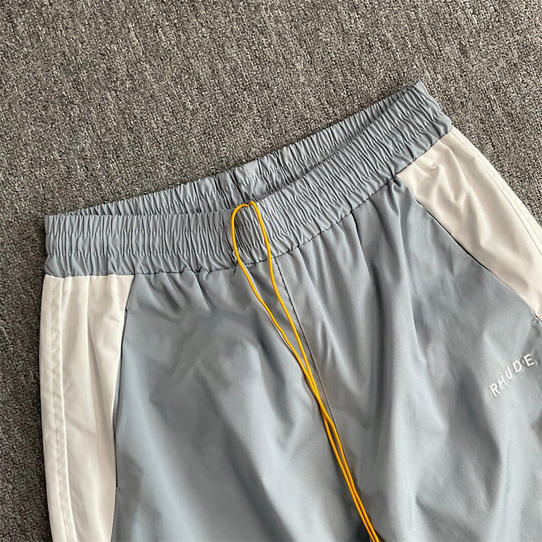Rhude Contrasting color sportswear with zippers