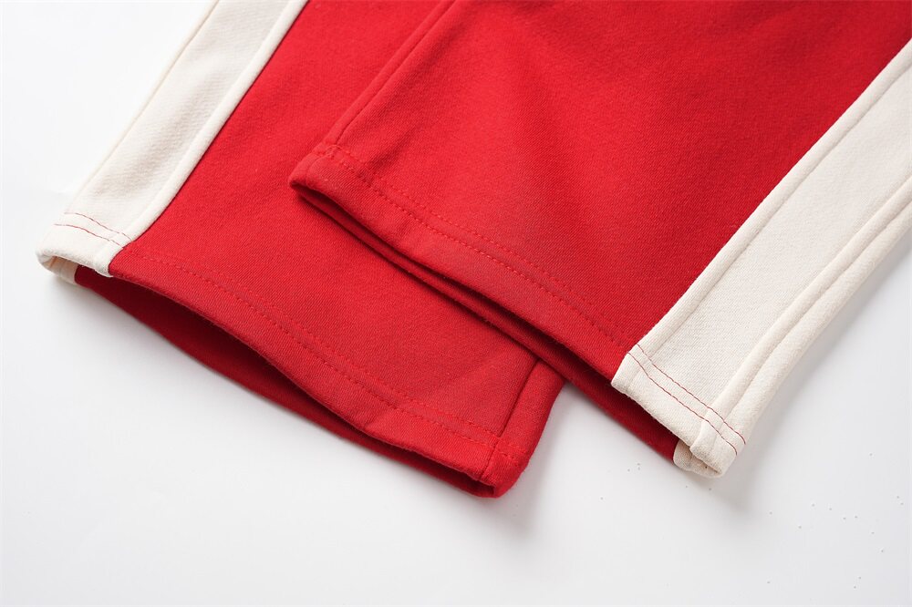 Rhude Color-matched fall-winter fleece sports casual suit