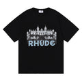 Rhude Casino High-Definition Castle Print T-Shirt