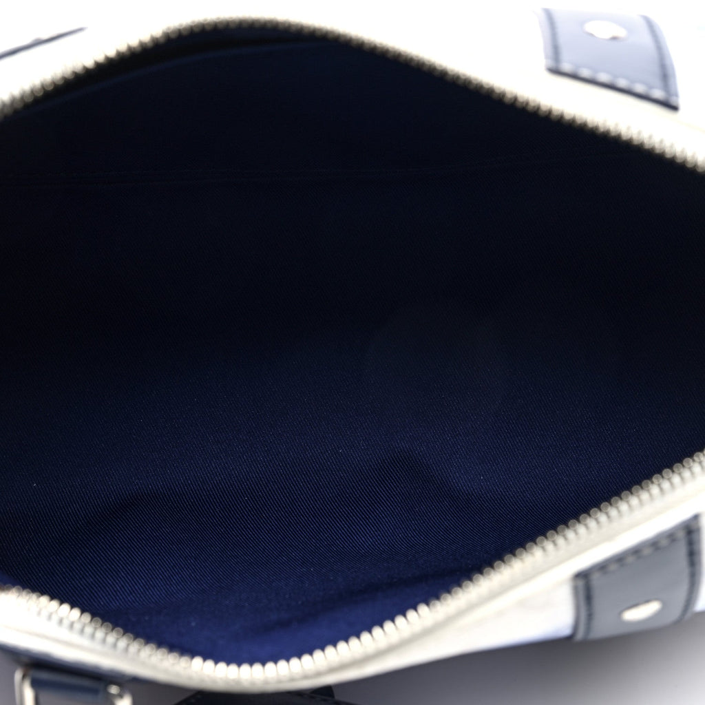 Monogram Watercolor City Keepall Blue