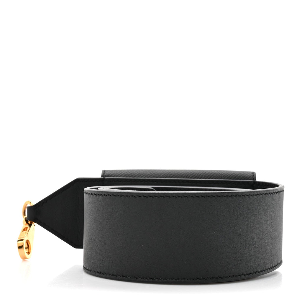 Swift Epsom Pocket Kelly Shoulder Strap Black