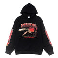 RHUDE Hip Hop Vintage Running Horse Printed Hoodie