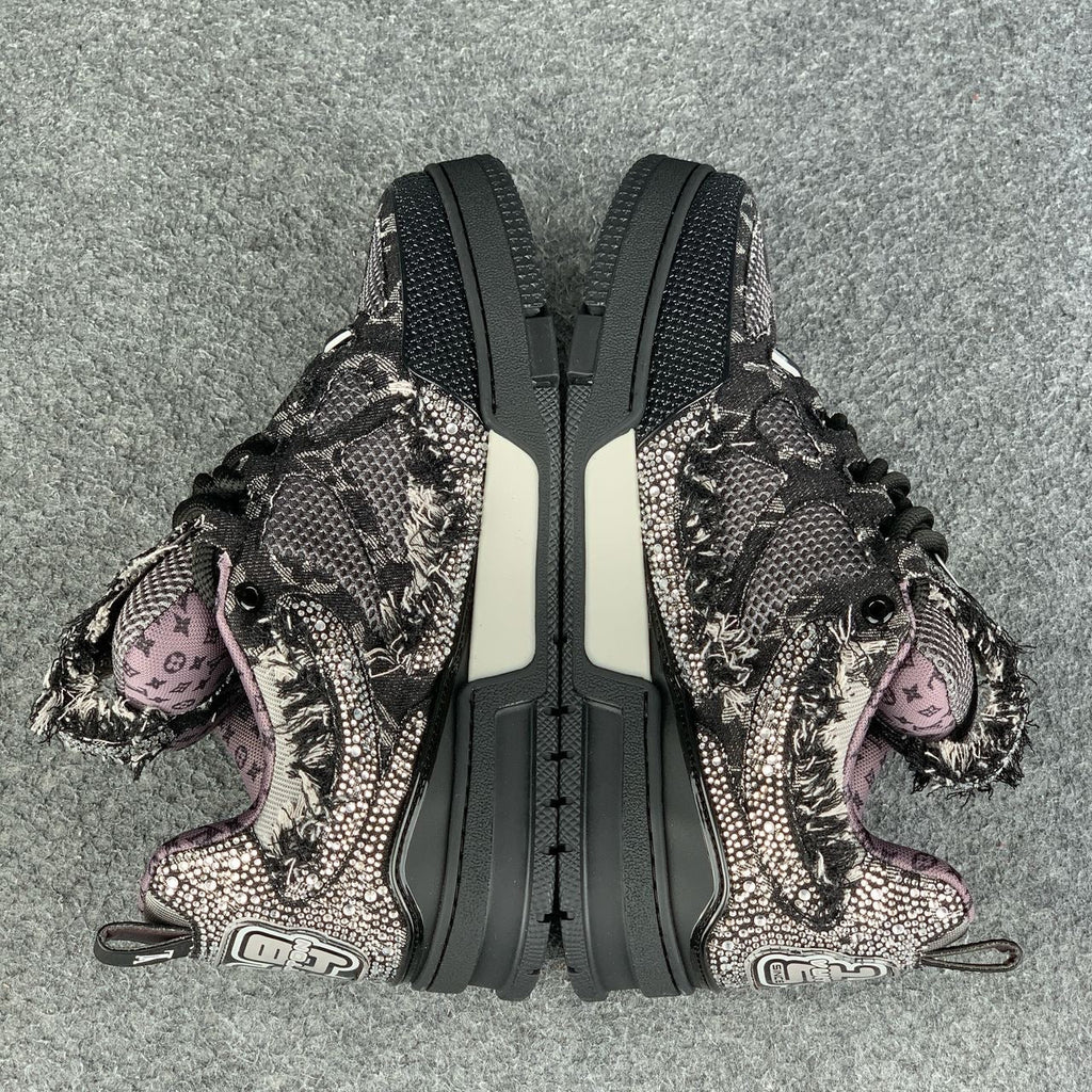 LV Skate Sneaker 'Black Swarovski Monogram'
