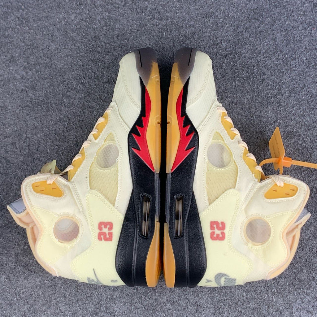 Off-White x Air Jordan 5 SP 'Sail'