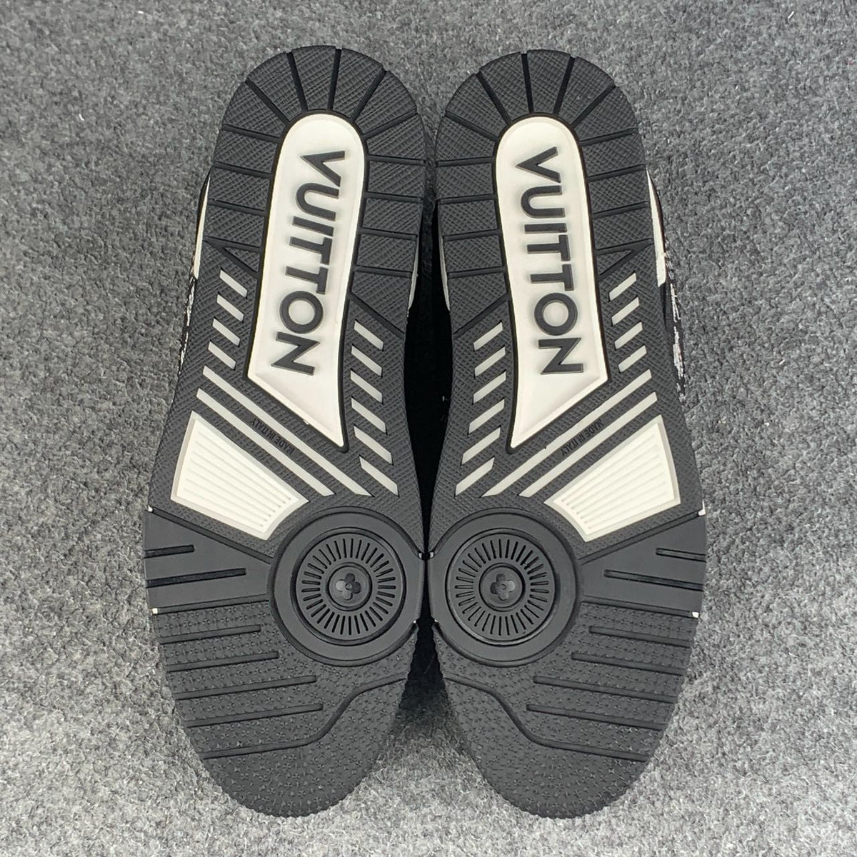 LV Trainer “Black Damier 3D Denim”