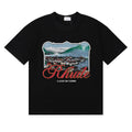 Rhude Lake Como Lakeside Town Print T-shirt