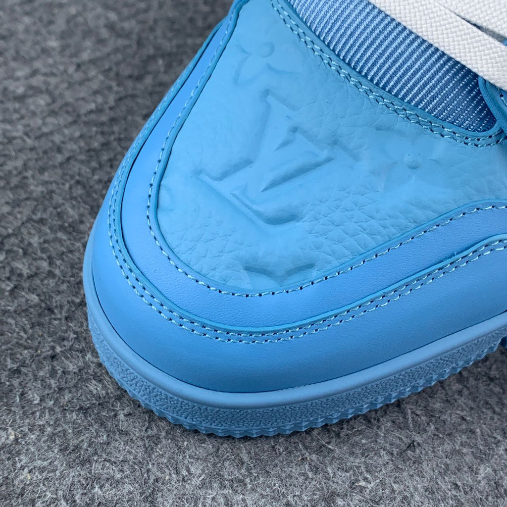 LV Trainer 'Embossed Monogram - Blue'