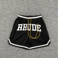 Rhude Printed basketball pants, casual shorts