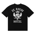Rhude Hotel Totem Print Short-Sleeved T-shirt