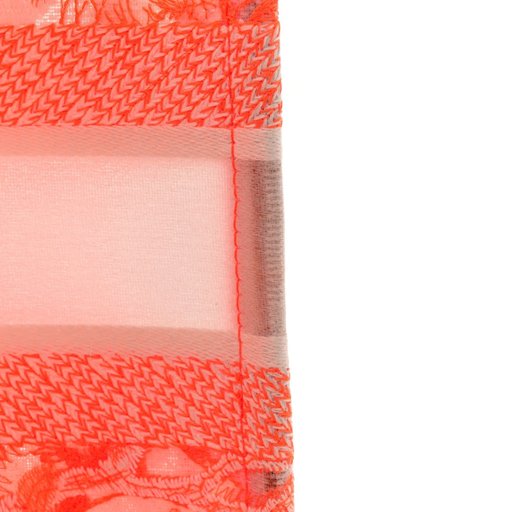 Transparent Canvas Embroidered Medium Dioriviera Toile De Jouy Book Tote