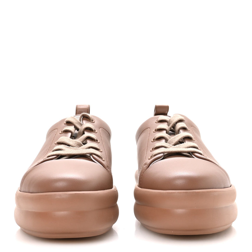 Calfskin Womens Happy Sneakers 37.5 Rose Perle