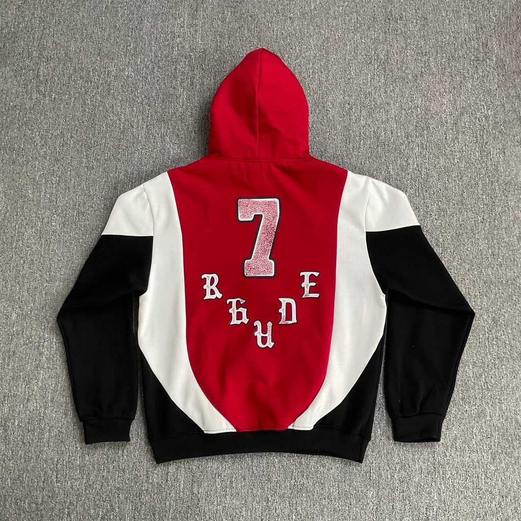 Rhude Jumper Sweater with Windproof Hood and Insulated Set