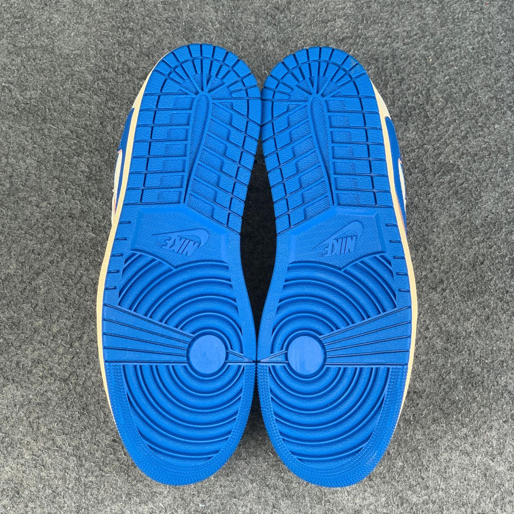 Fragment Design x Travis Scott x Air Jordan 1 Retro Low OG SP 'Sail Military Blue'
