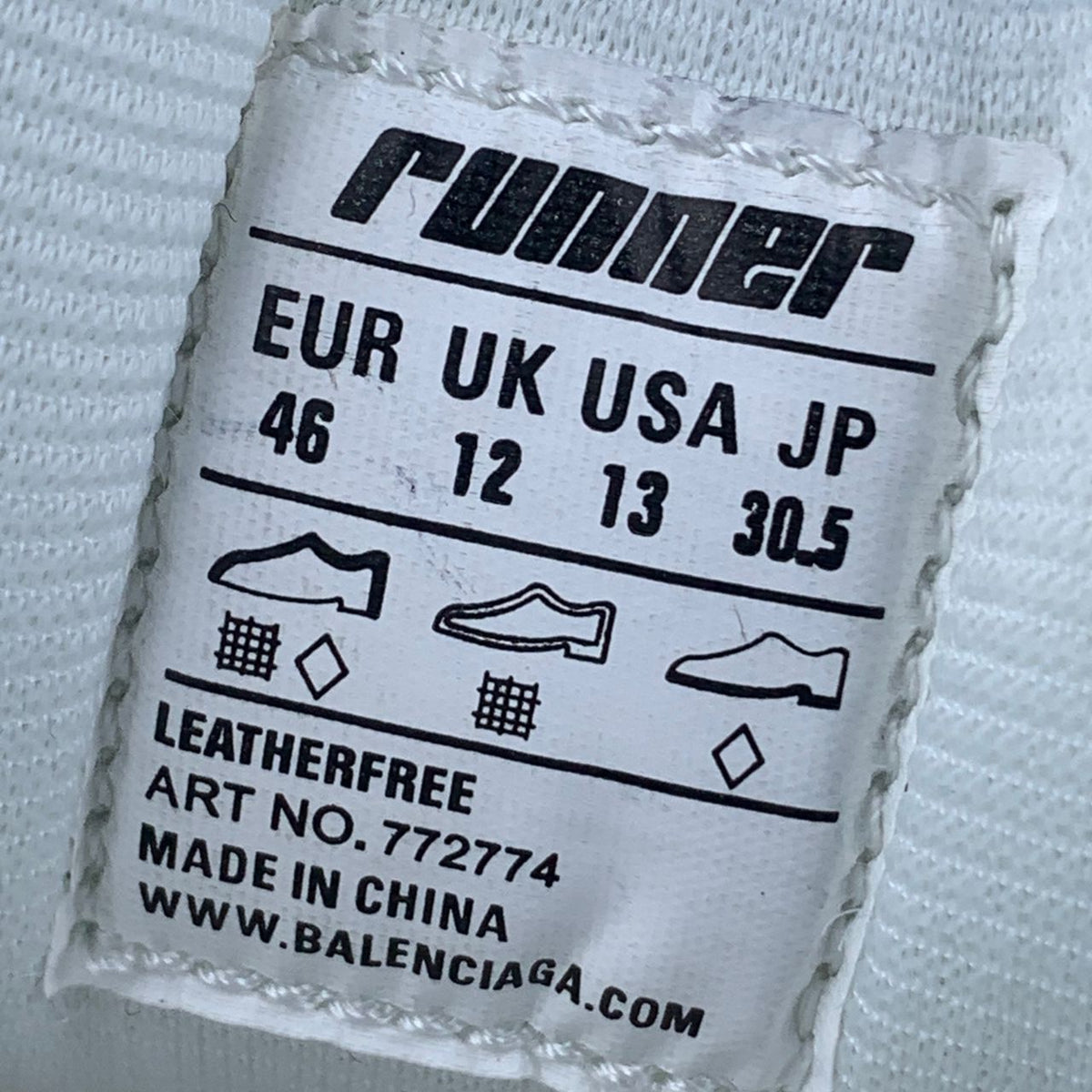 Balenciaga Runner Sneaker 'Worn-Out - Grey White Black'