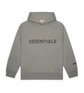 Essentials Cement Hoodie Front Logo