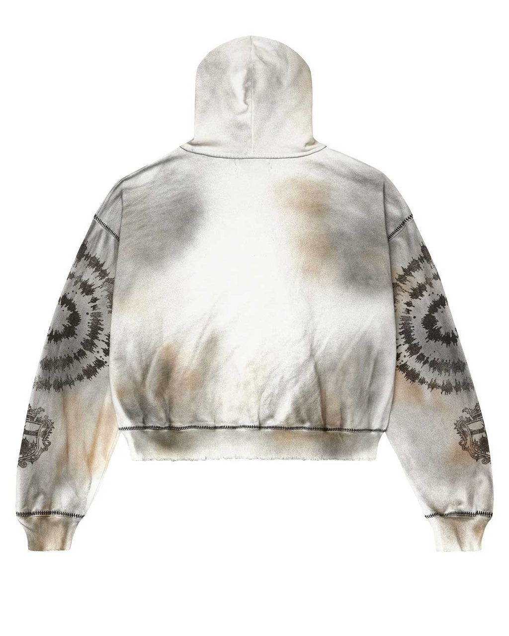 Vale Forever Spiral Zip Up Hoodie Ash Grey