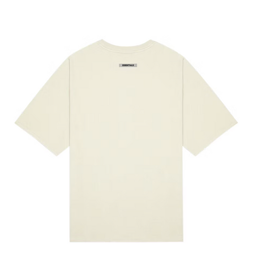 Essentials Cream Tee Front Logo