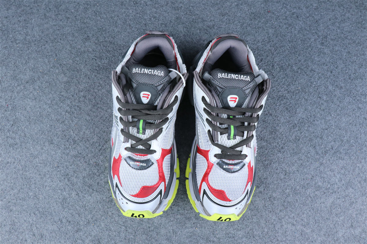 Balenciaga Runner Sneaker 'Black White Red Fluo Yellow' 2023