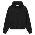 Fear Of God Essentials Classic Fleece Jet Black Hoodie (FW25)