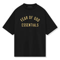 Fear Of God Essentials Jersey Crewneck Black T Shirt (FW24)